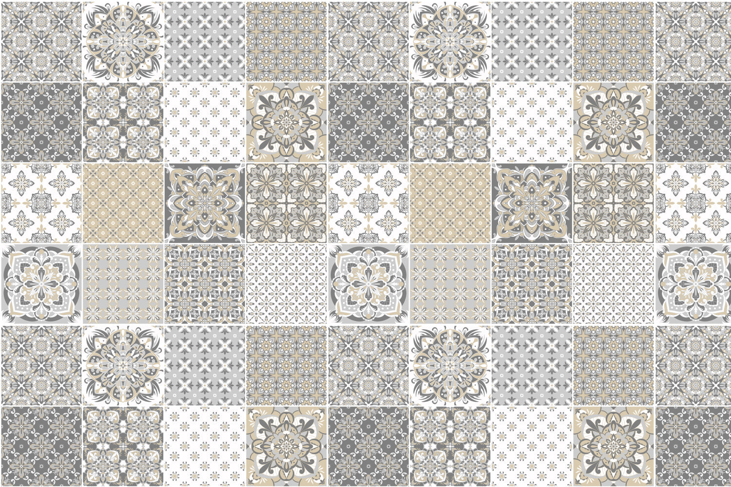 Waschbeckenrückwand Patchwork