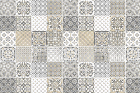 Waschbeckenrückwand Patchwork