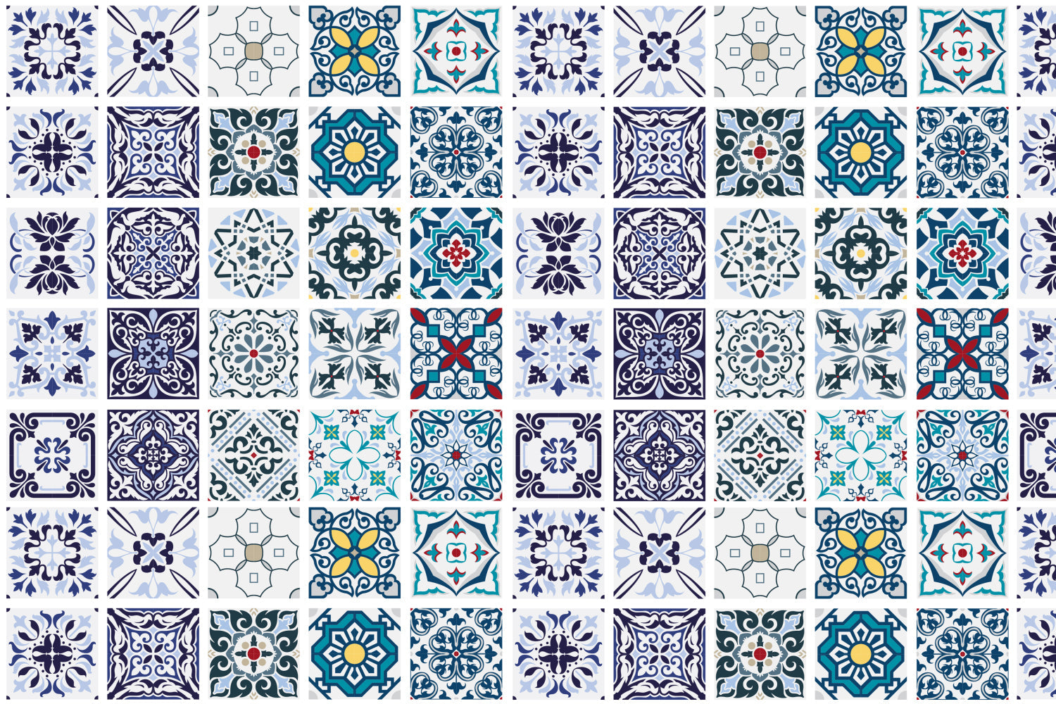 Badrückwand Patchwork