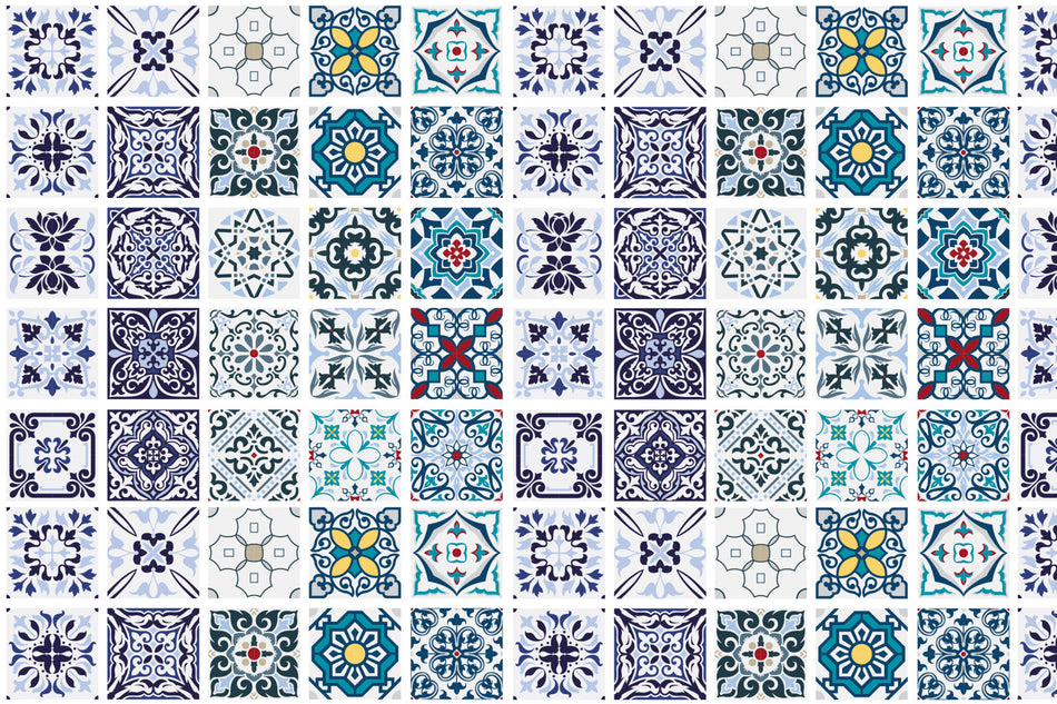 Badrückwand Patchwork