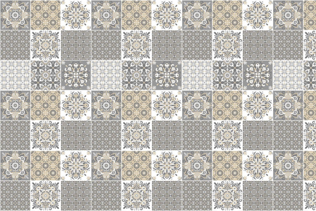 Waschbeckenrückwand Patchwork