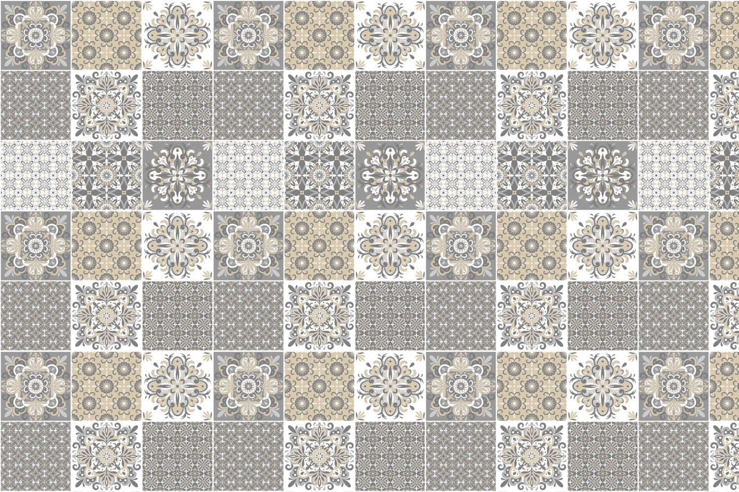 Waschbeckenrückwand Patchwork