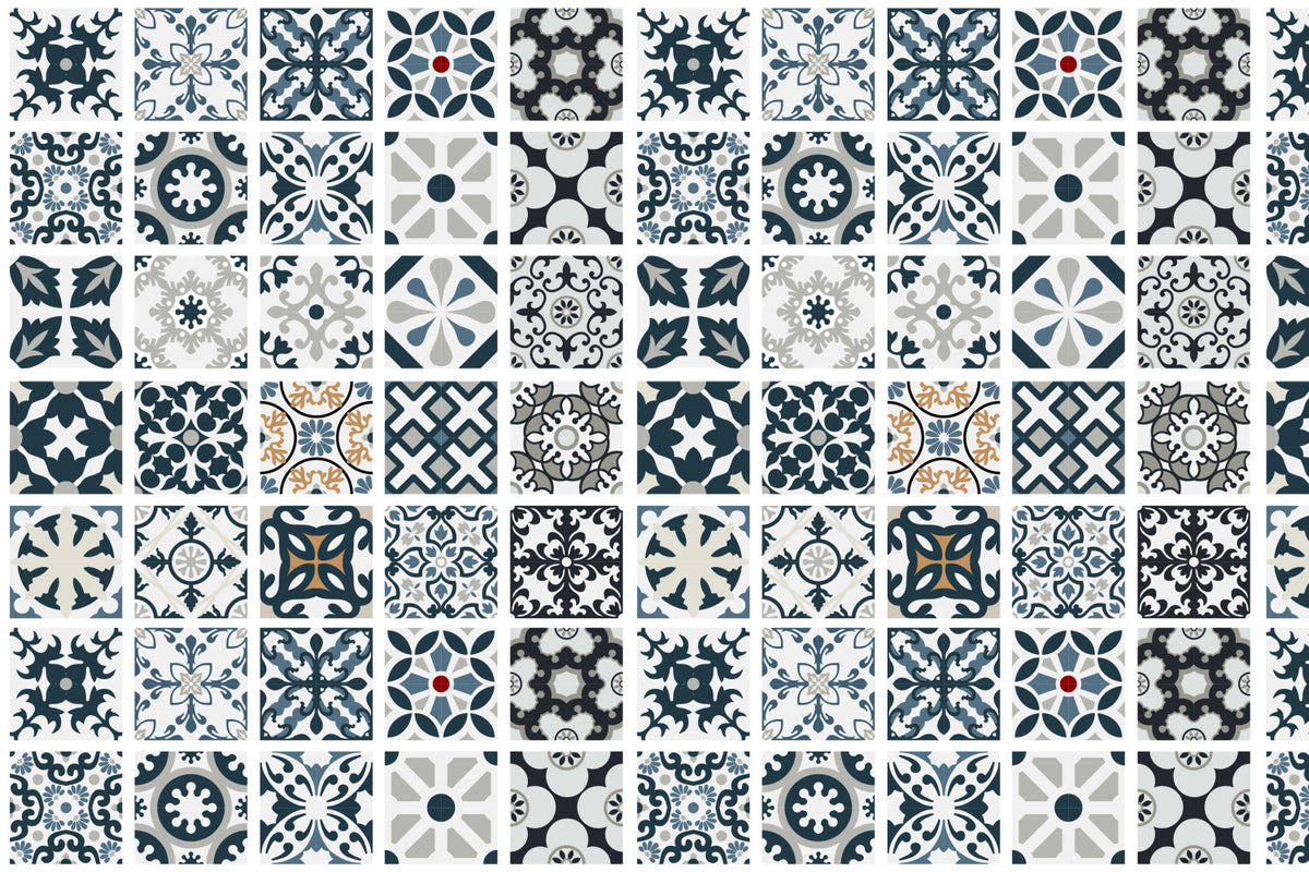 Badrückwand Patchwork