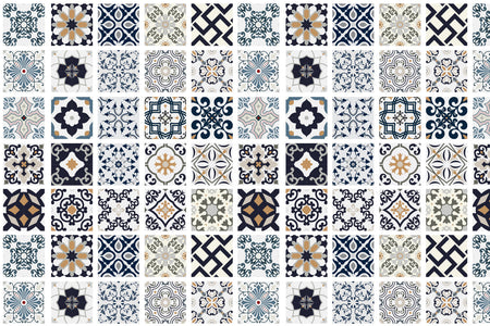 Waschbeckenrückwand Patchwork