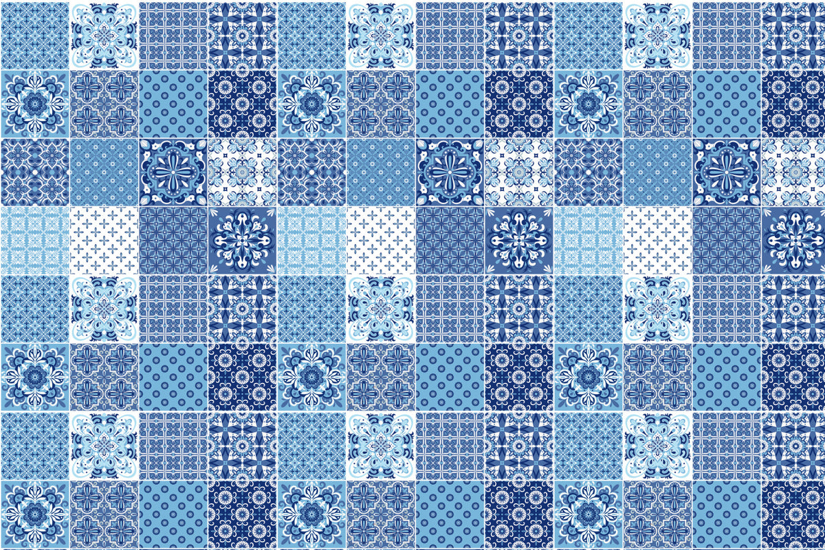 Badrückwand Patchwork