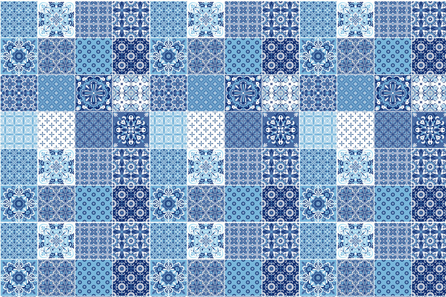 Badrückwand Patchwork