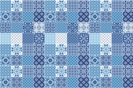 Badrückwand Patchwork