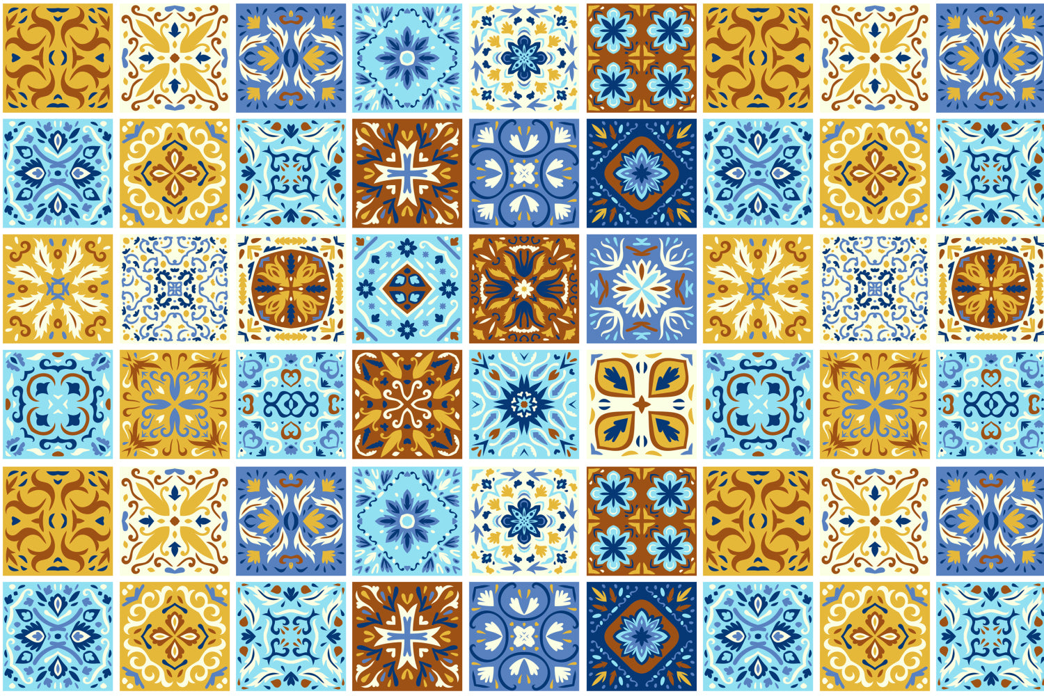 Waschbeckenrückwand Patchwork