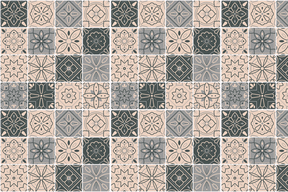 Waschbeckenrückwand Patchwork