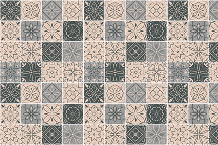 Badrückwand Patchwork