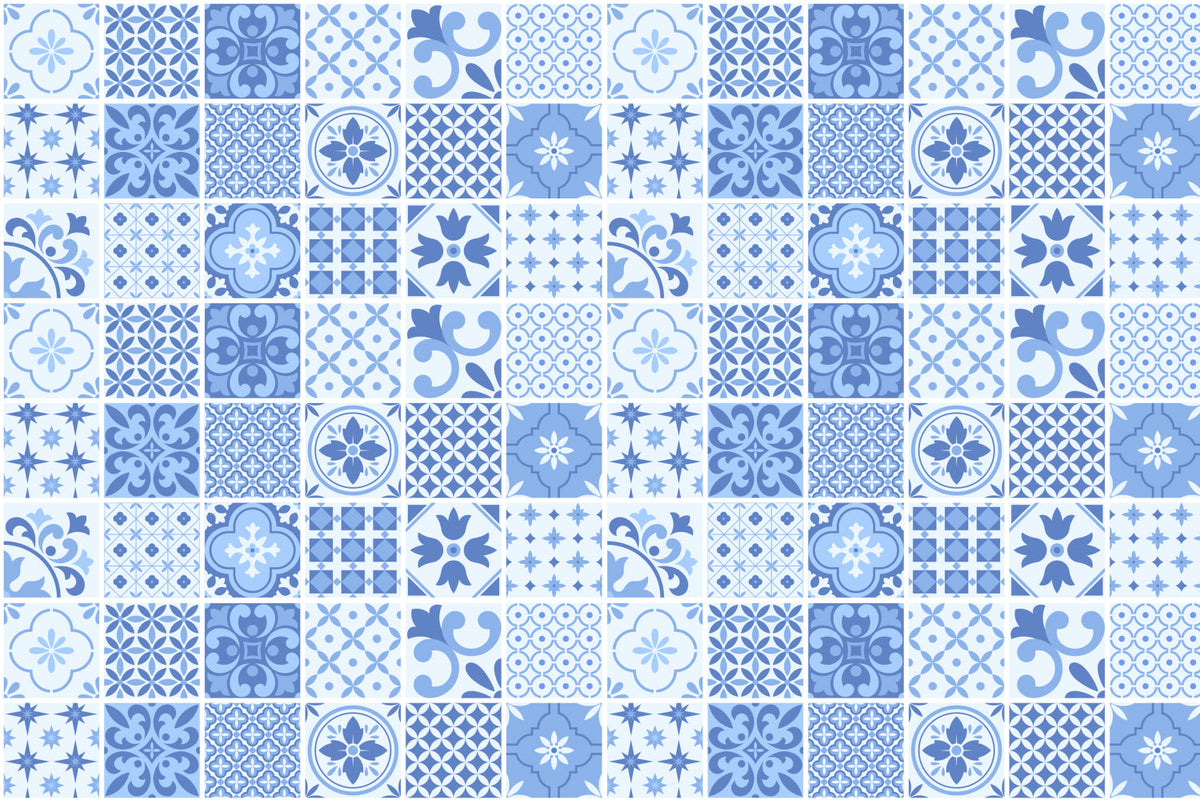 Badrückwand Patchwork