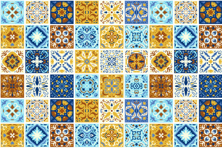 Waschbeckenrückwand Patchwork