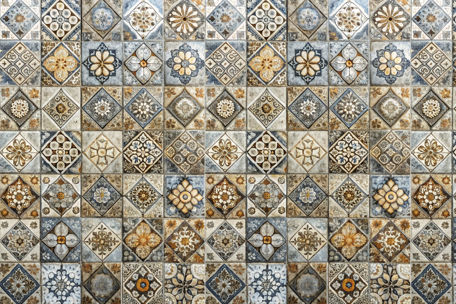 Badrückwand Patchwork