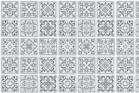 Waschbeckenrückwand Patchwork