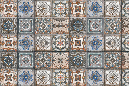 Waschbeckenrückwand Patchwork