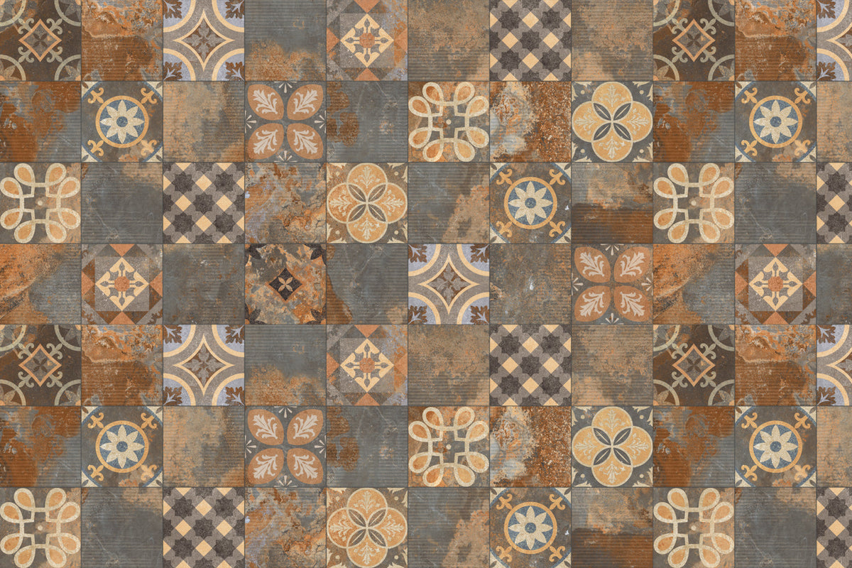 Badrückwand Patchwork