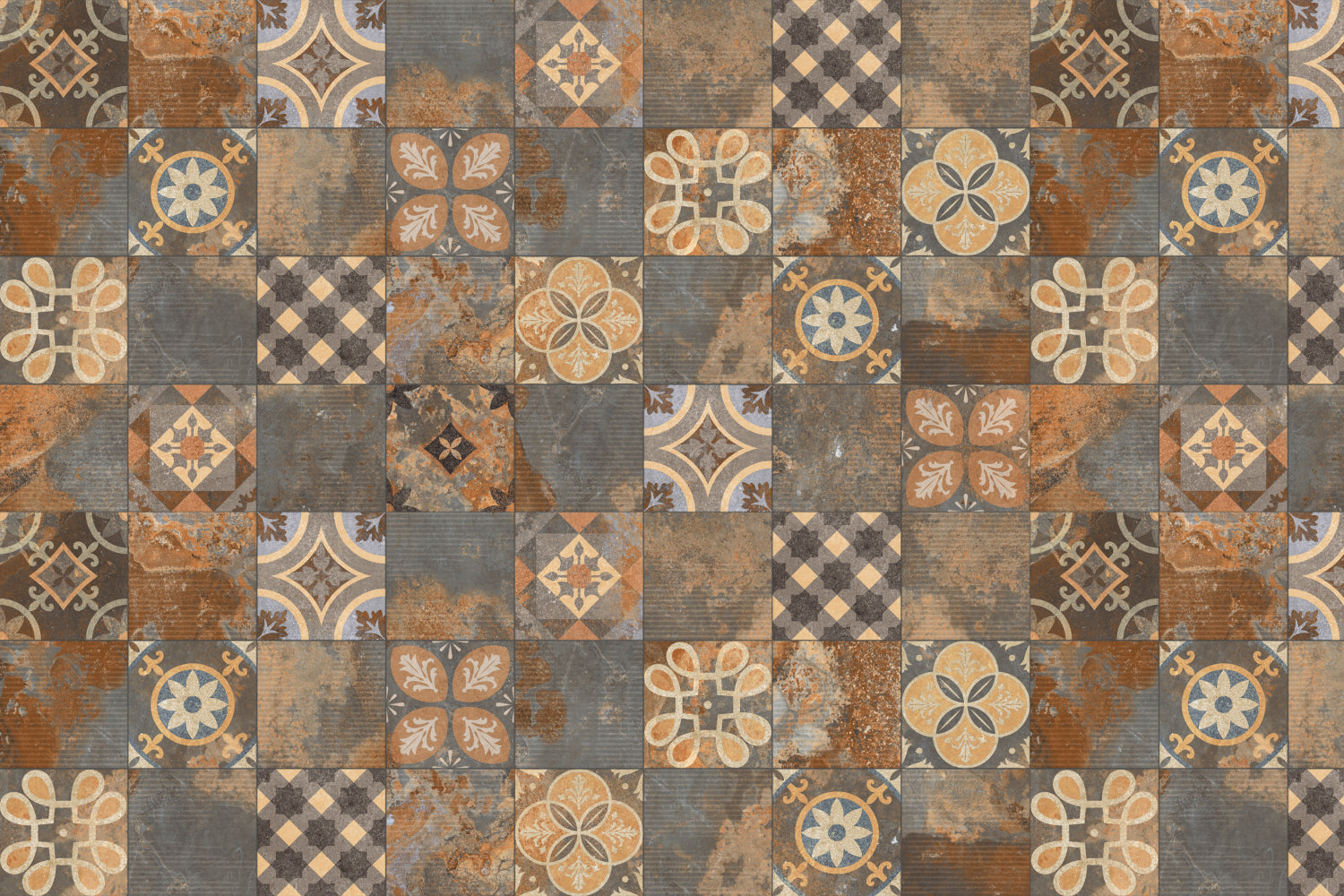 Badrückwand Patchwork