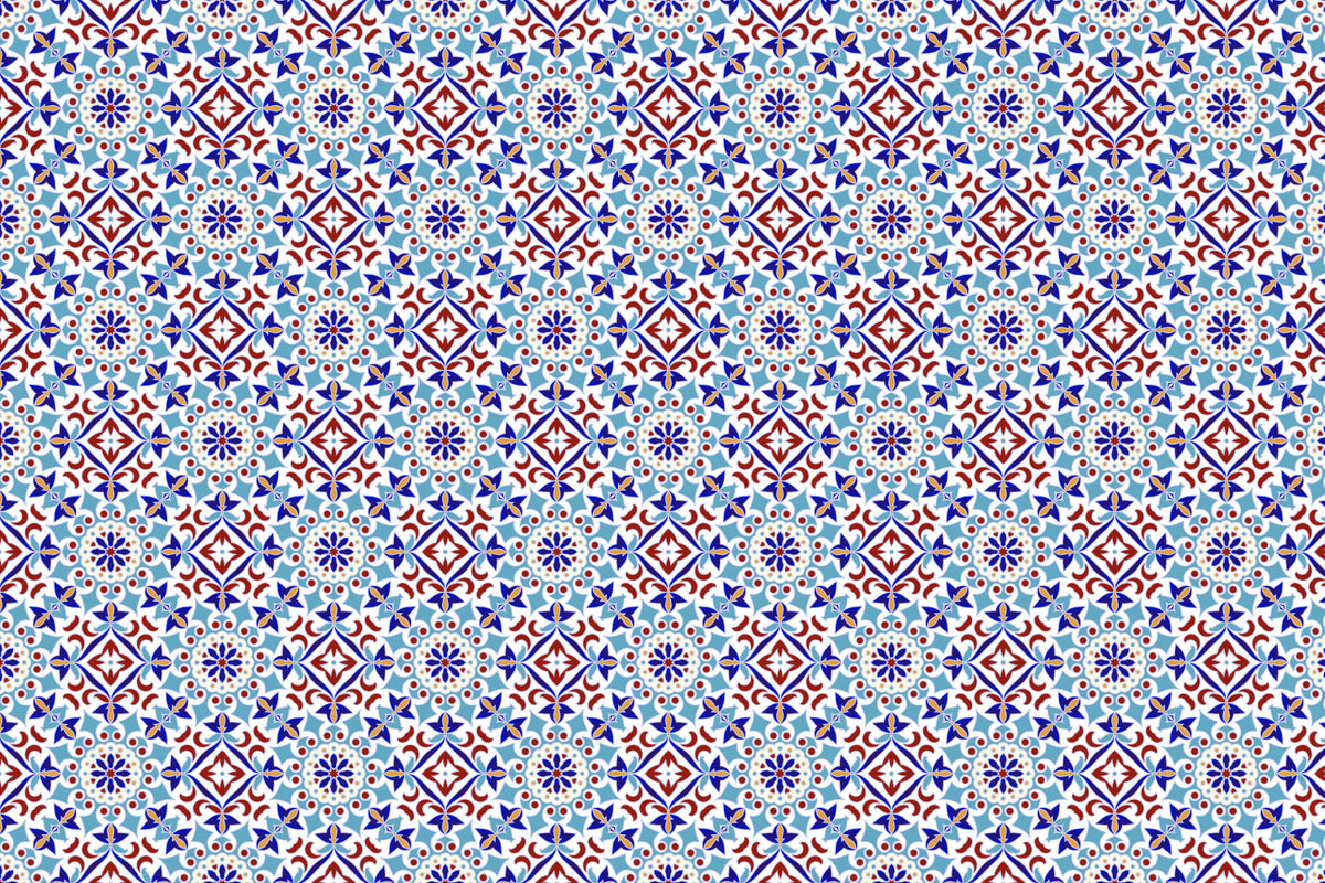 Waschbeckenrückwand Patchwork
