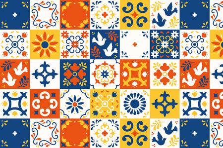 Waschbeckenrückwand Patchwork