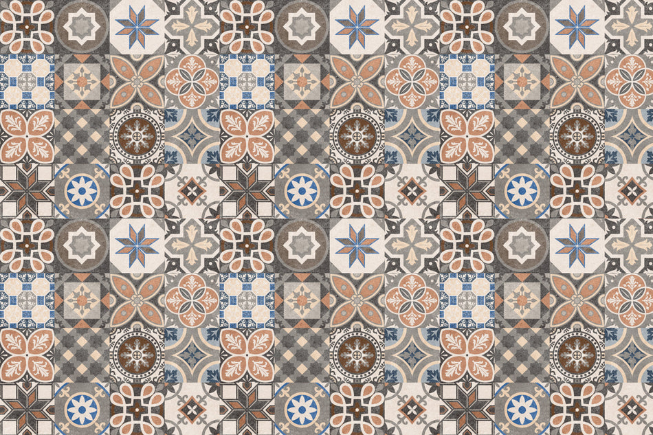 Waschbeckenrückwand Patchwork