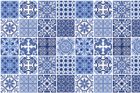Badrückwand Patchwork