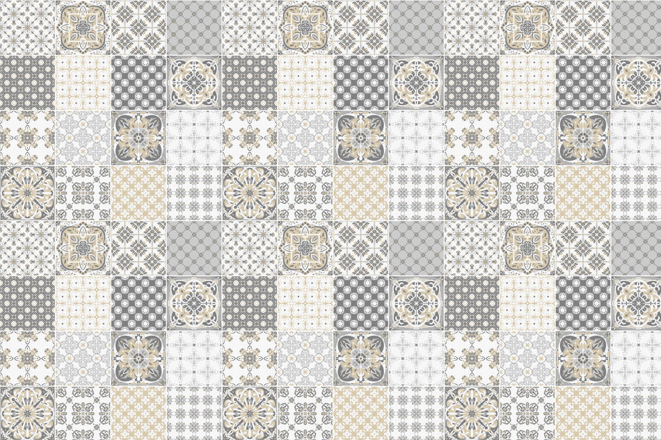 Badrückwand Patchwork