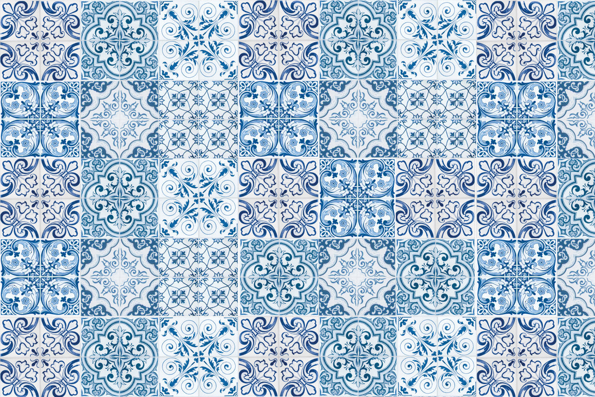 Badrückwand Patchwork