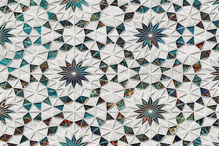Badrückwand Patchwork