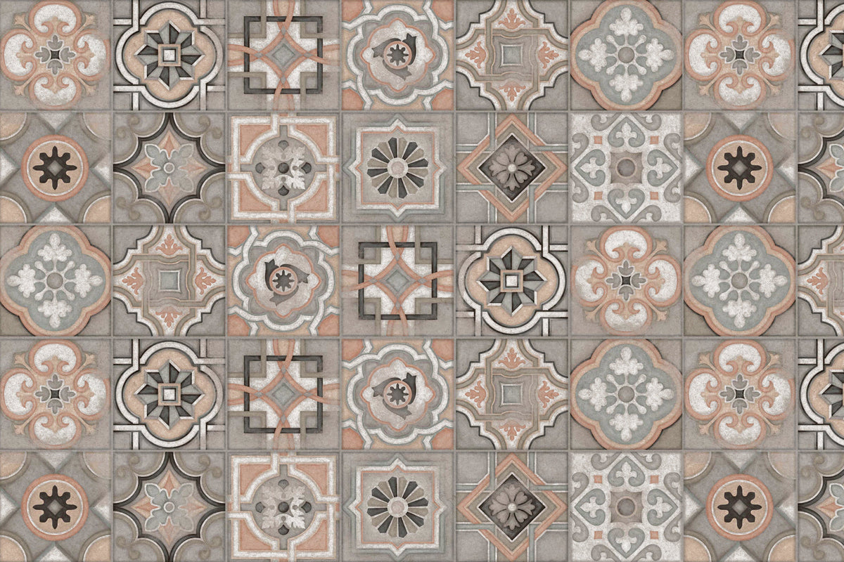 Badrückwand Patchwork