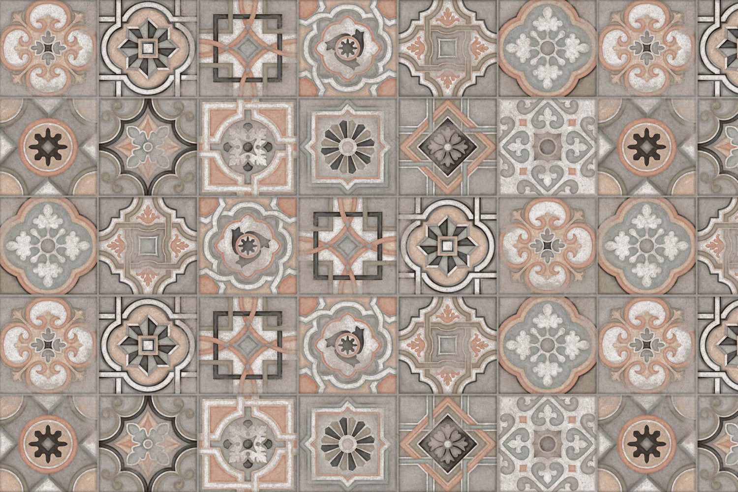 Badrückwand Patchwork