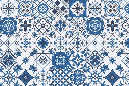 Badrückwand Patchwork