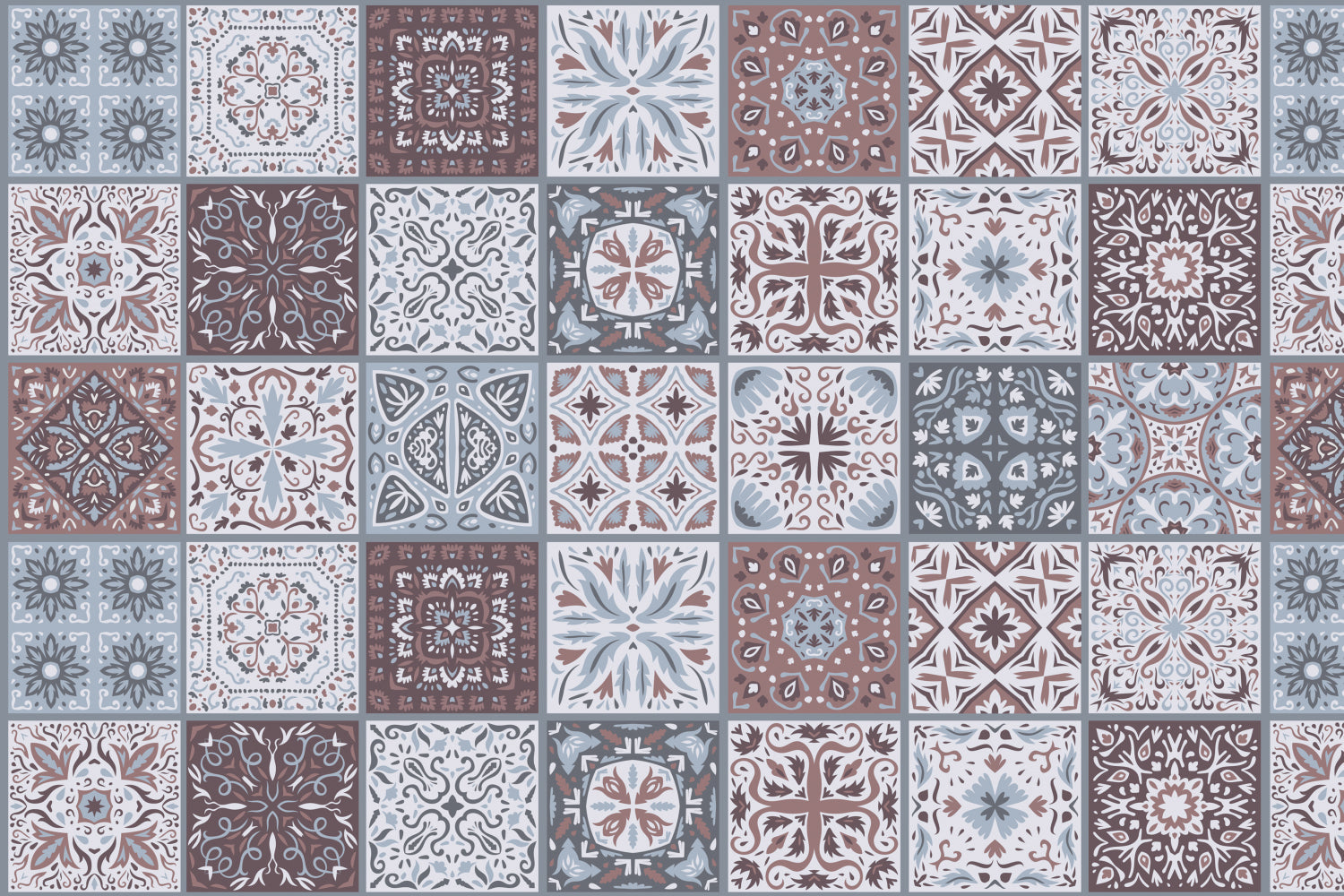 Badrückwand Patchwork