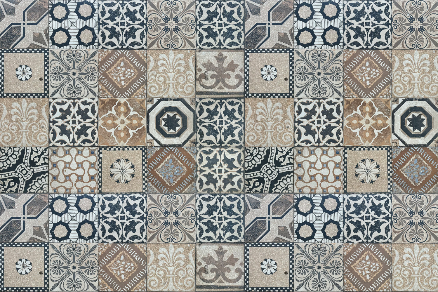 Badrückwand Patchwork