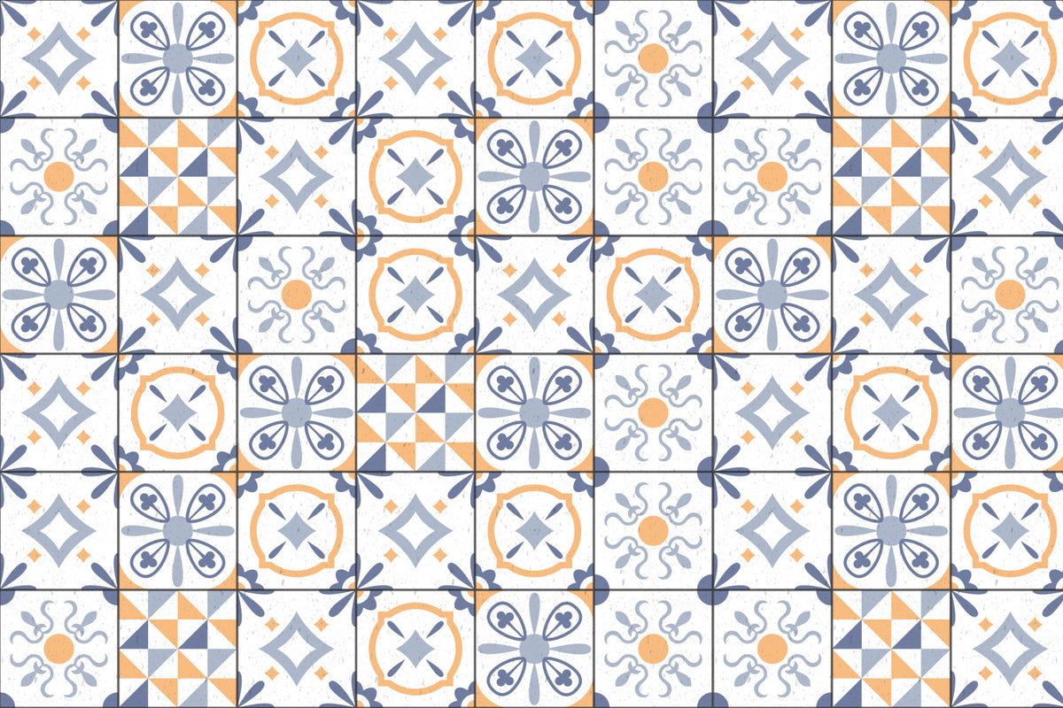 Badrückwand Patchwork
