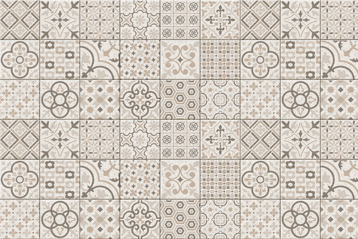 Waschbeckenrückwand Patchwork