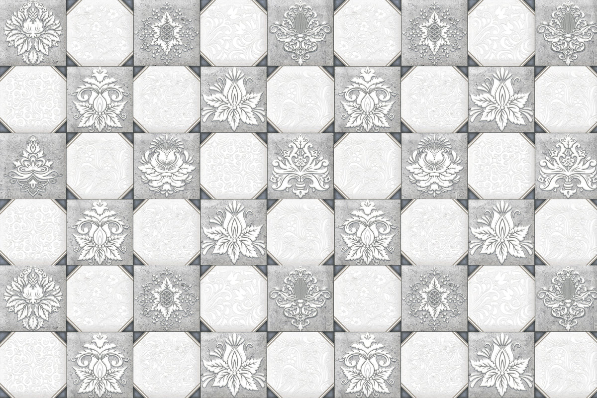 Badrückwand Patchwork