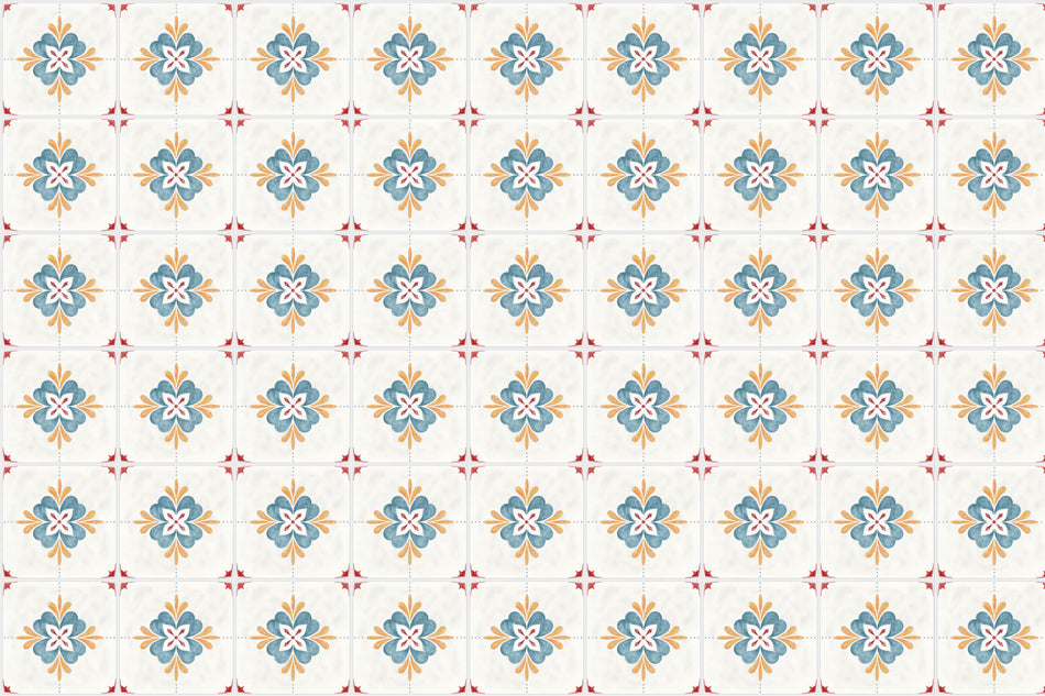 Waschbeckenrückwand Patchwork