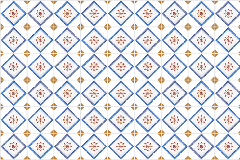 Waschbeckenrückwand Patchwork