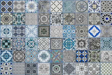 Badrückwand Patchwork