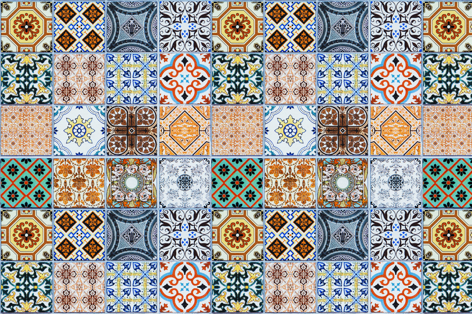 Badrückwand Patchwork