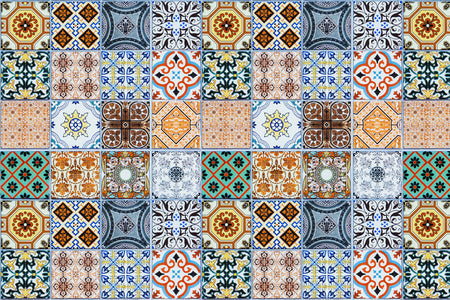 Badrückwand Patchwork