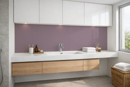 Waschbeckenrückwand Einfarbig RAL 4009 Pastellviolett