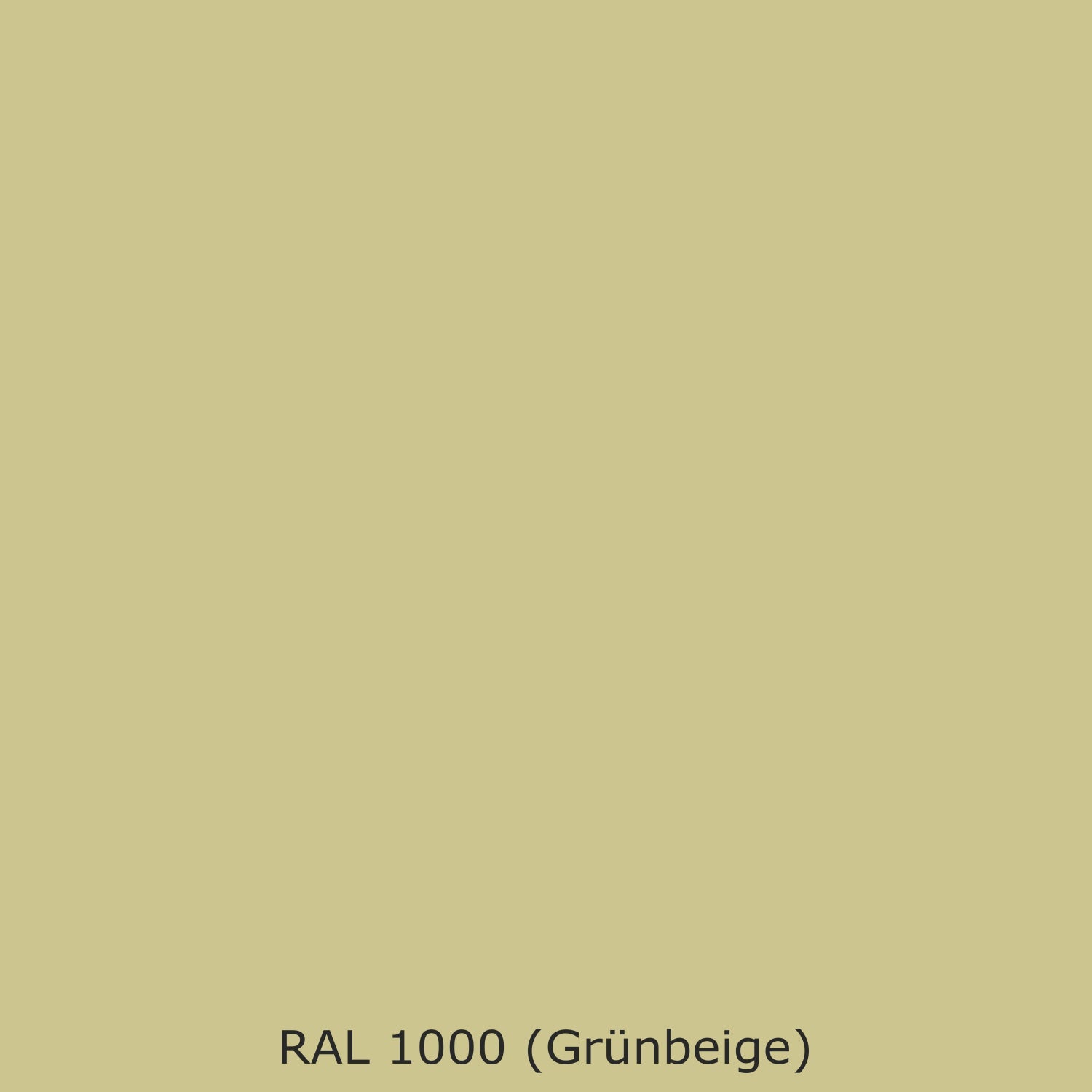 Badrückwand Einfarbig #CCC58F RAL 1000 (Grünbeige)