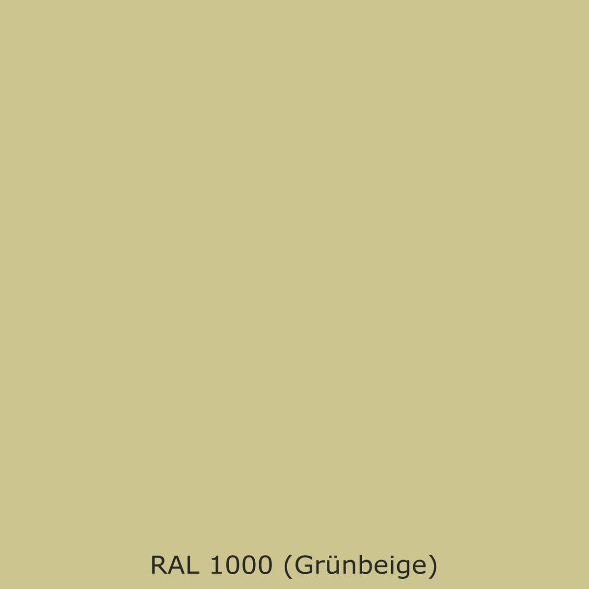 Waschbeckenrückwand Einfarbig #CCC58F RAL 1000 (Grünbeige)