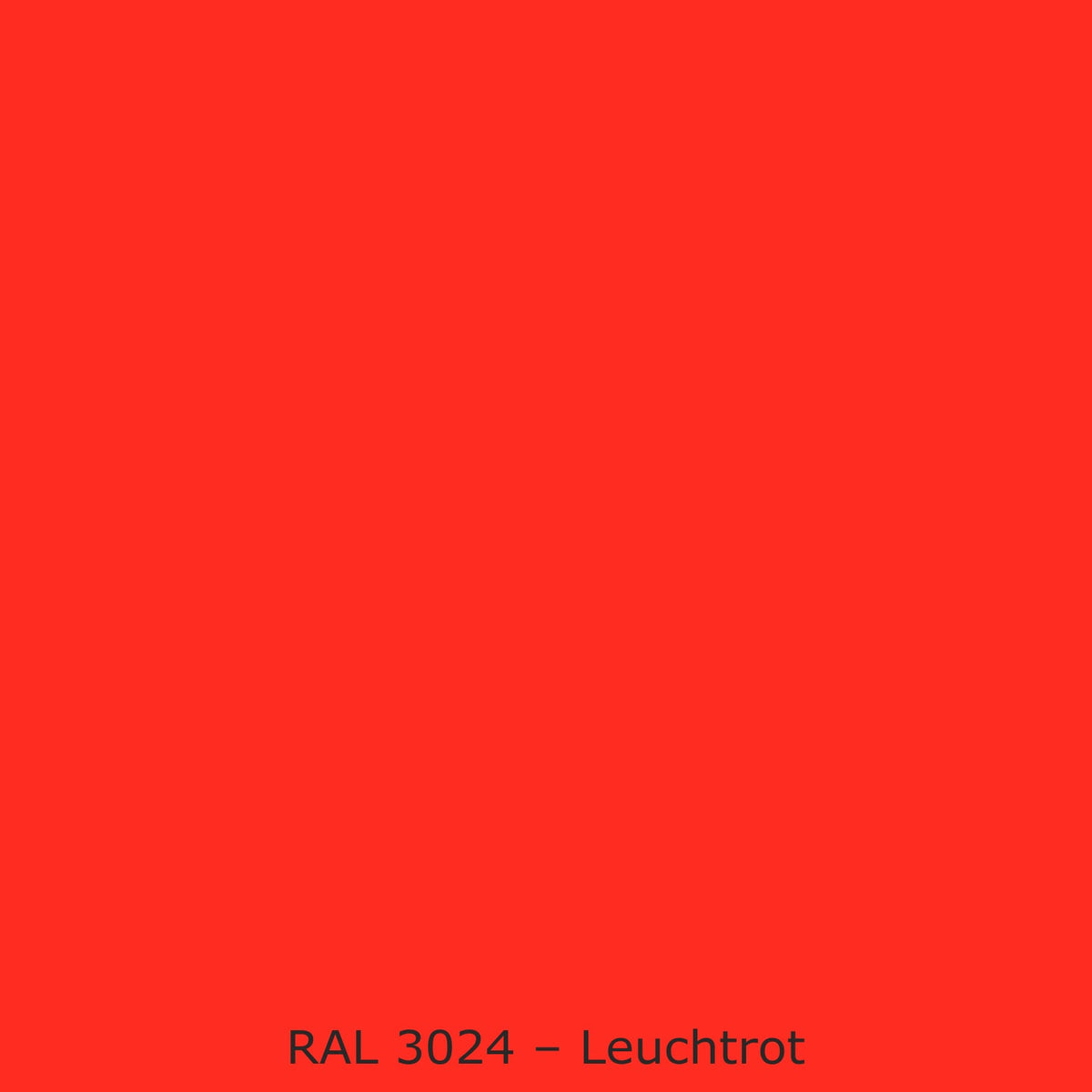 Waschbeckenrückwand Einfarbig #FF2D21 RAL 3024 – Leuchtrot