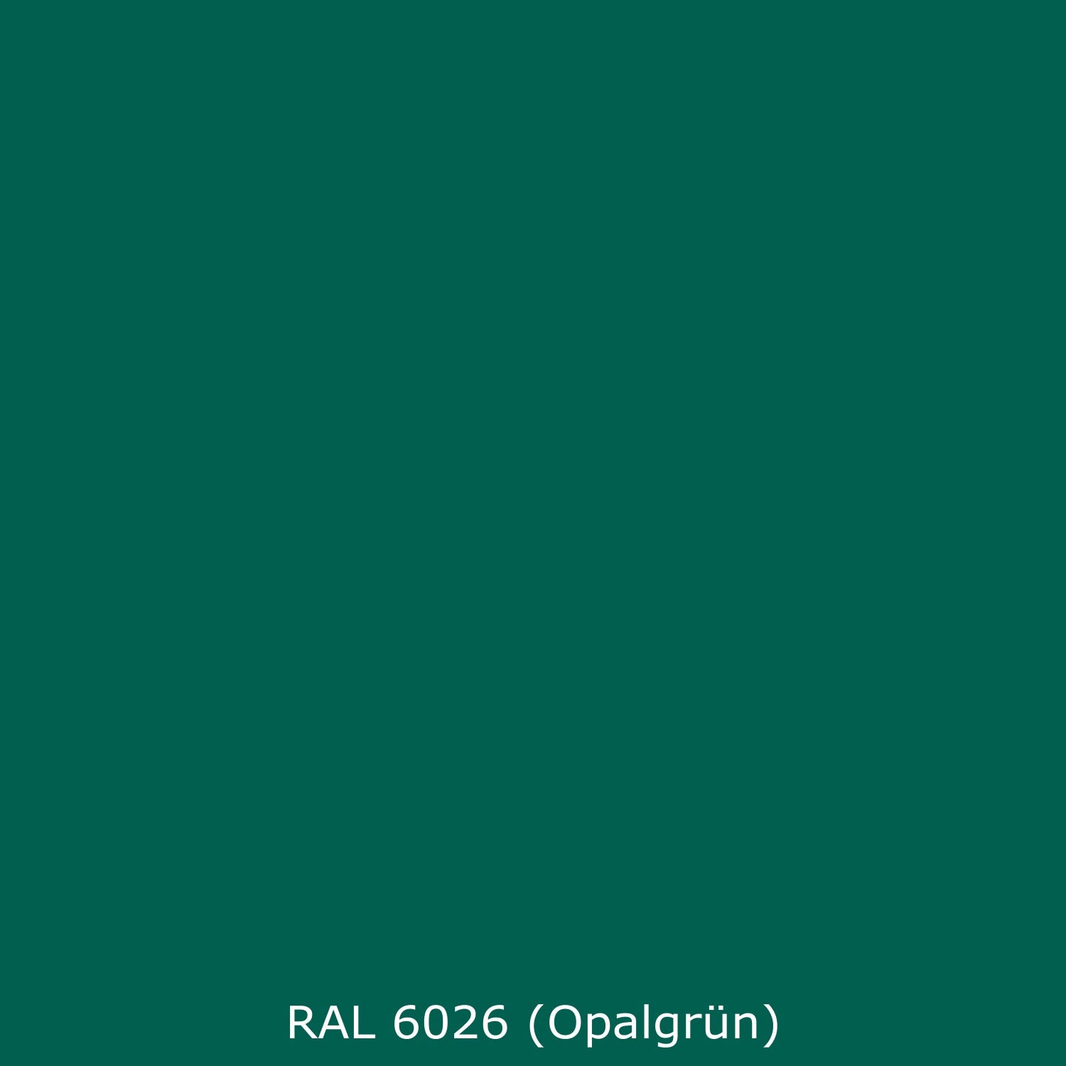 Badrückwand Einfarbig RAL 6026 (Opalgrün)