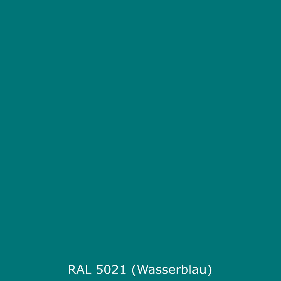 Badewannenverkleidung Einfarbig RAL 5021 (Wasserblau)