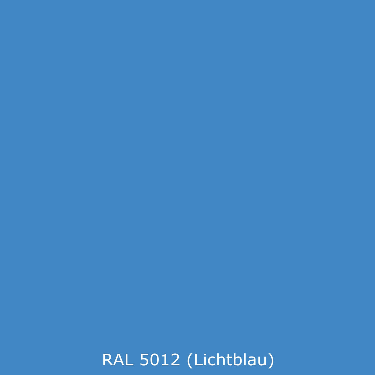 Waschbeckenrückwand Einfarbig RAL 5012 (Lichtblau)