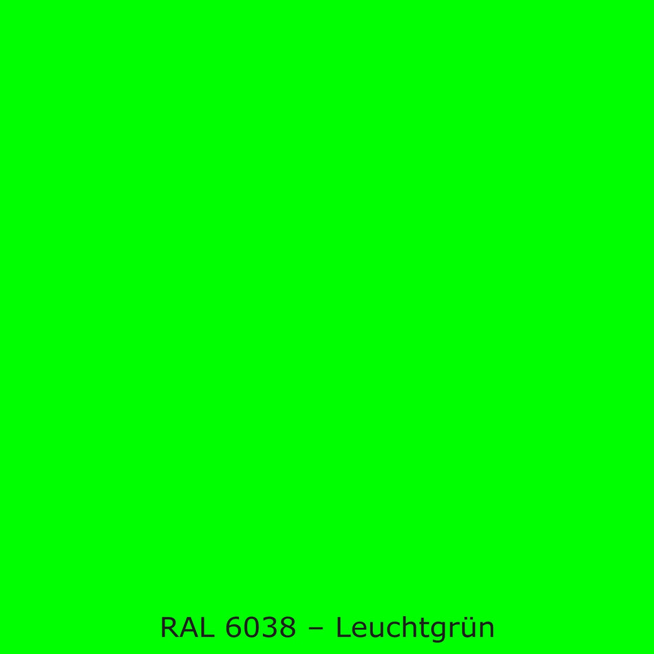 Badrückwand Einfarbig RAL 6038 Leuchtgrün