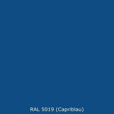 Waschbeckenrückwand Einfarbig RAL 5019 Capriblau